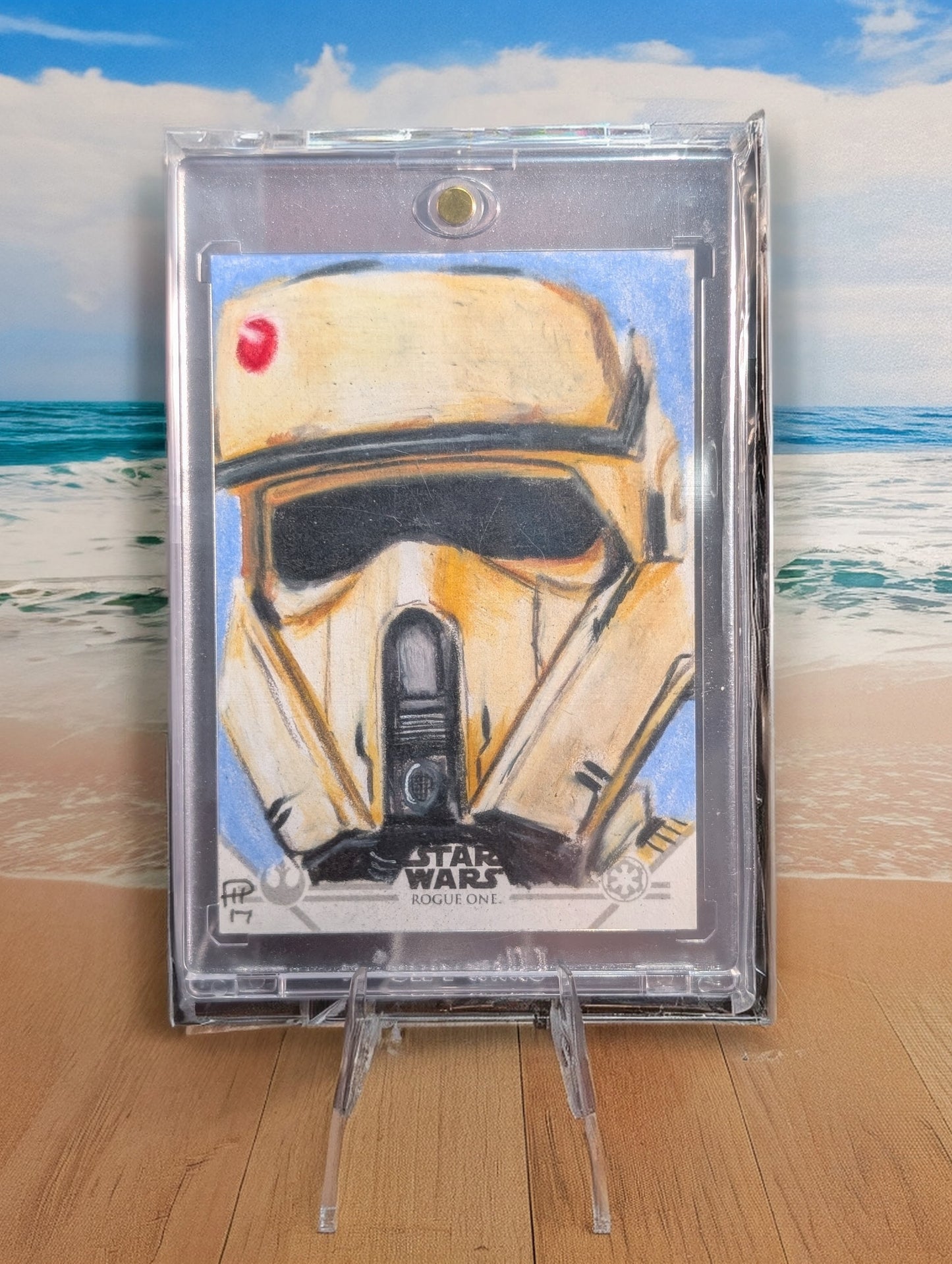 1/1 Star Wars Rouge One Sketch Card by Phil Hassewer