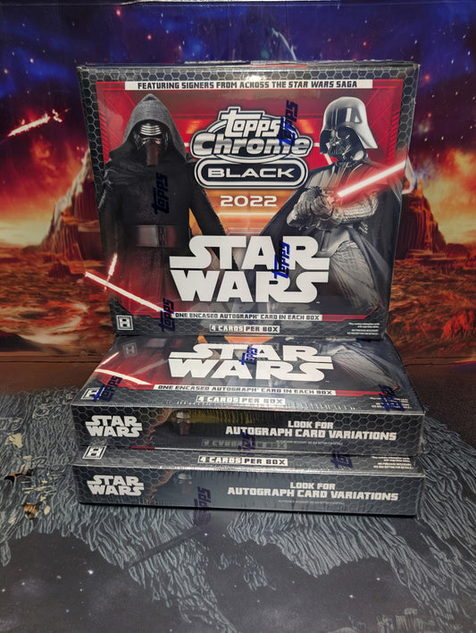 2022 Star Wars Topps Chrome Black