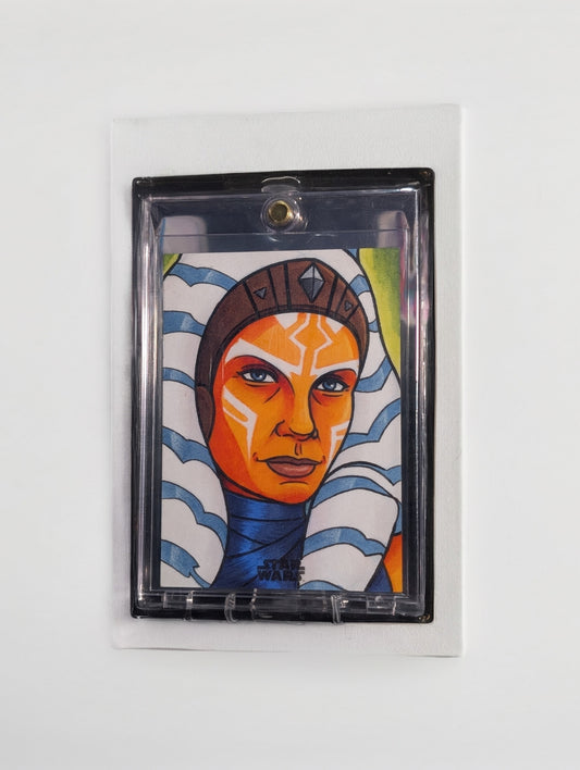 1/1 Mandalorian Chrome: Beskar Sketch Card by Todd Purnell
